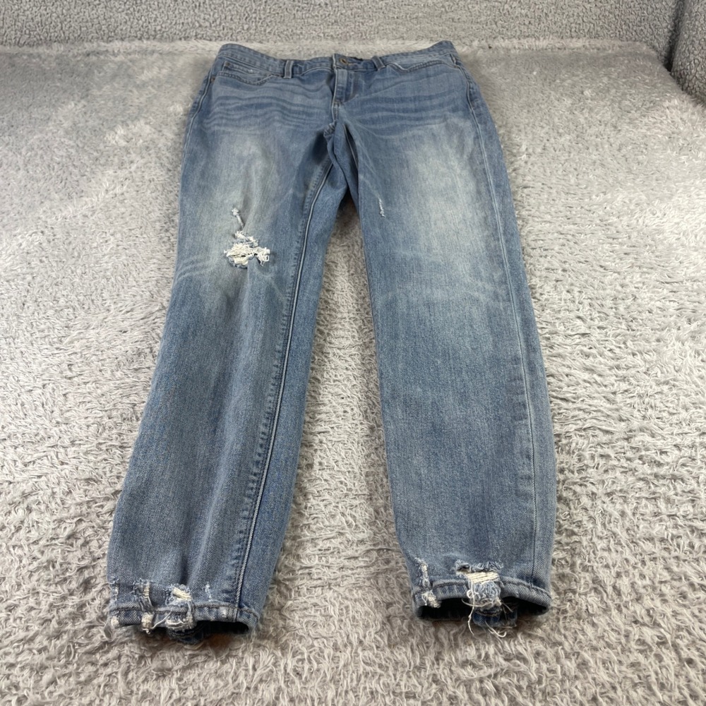 Lucky Brand Ava Skinny Jeans Distressed Light Wash Women's Size 8 29